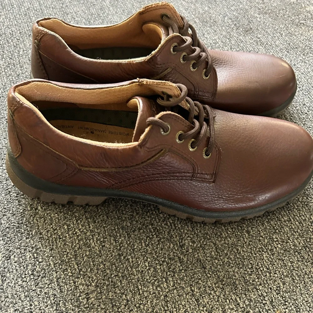 Hush Puppies‎ Outclass Leather Oxford in Cognac Leather size 9